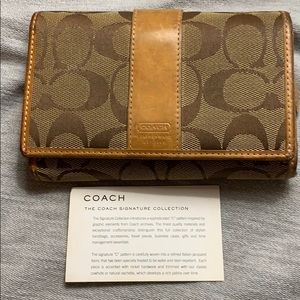 Authentic generously used Coach wallet